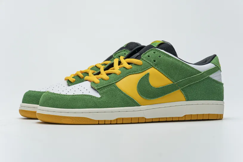 Nike Dunk Low Vintage Navy Low Green Yellow 804292-132