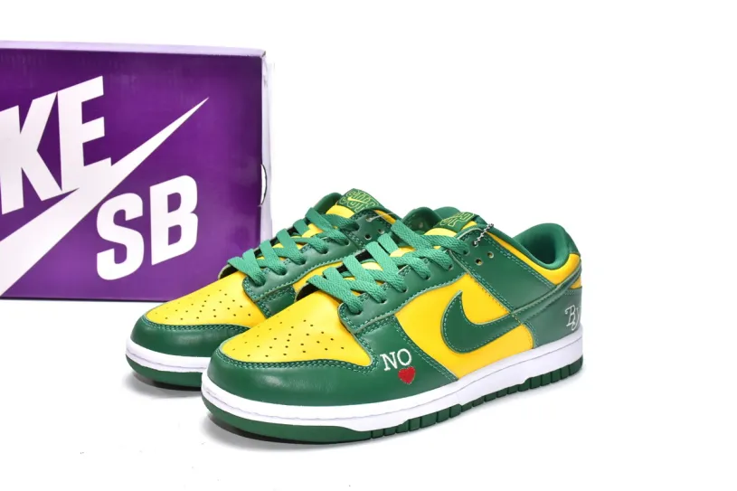 (OG)Supreme x Nike SB Dunk Low Brazil  DO7412-983
