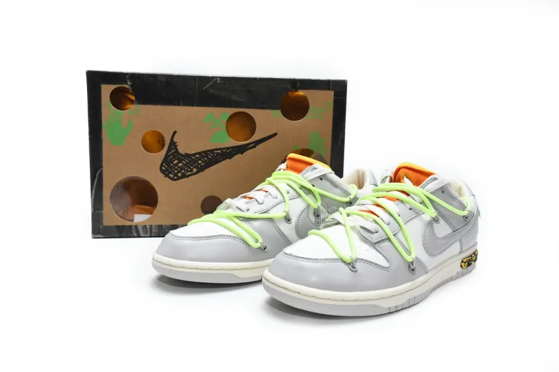 OFF WHITE x Nike Dunk Light Orewood Brown SB Low The 50 NO.43 DM1602-128