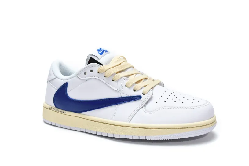 Travis Scott x Air Jordan 1 Armory Navy Low White Blue DH68369-186