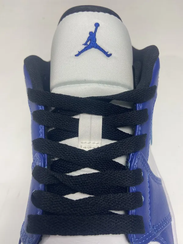 Air Jordan 1 Mid White Black Gym Red Low Game Royal 553558-124