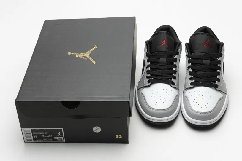 Air Jordan 1 Off White Low Light Smoke Grey 553558-030