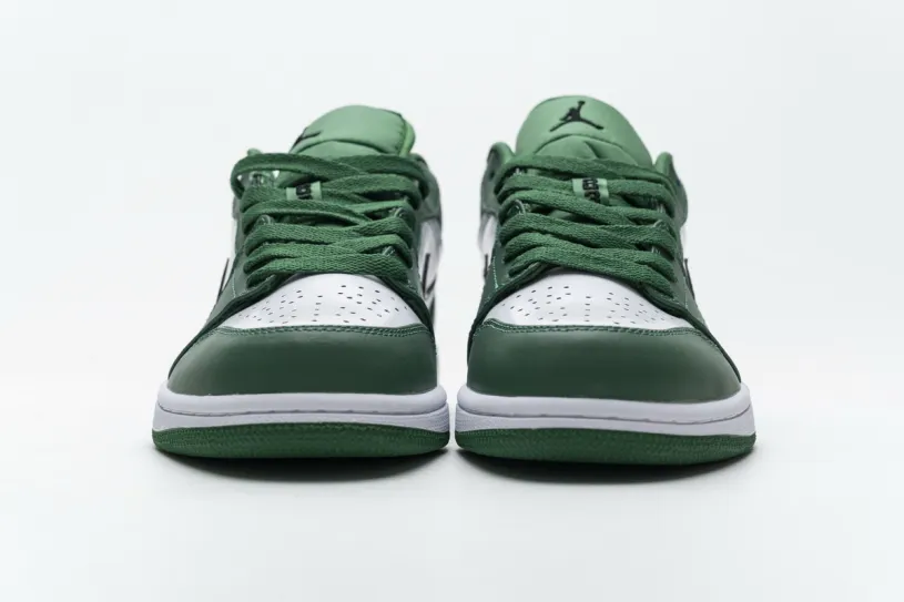 Air Jordan 1 Panda Low Pine Green 553558-301