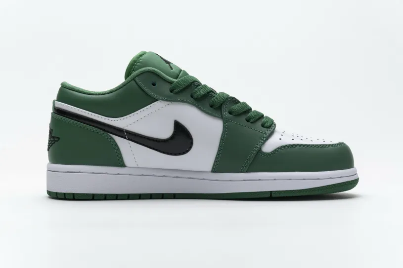 Air Jordan 1 Panda Low Pine Green 553558-301