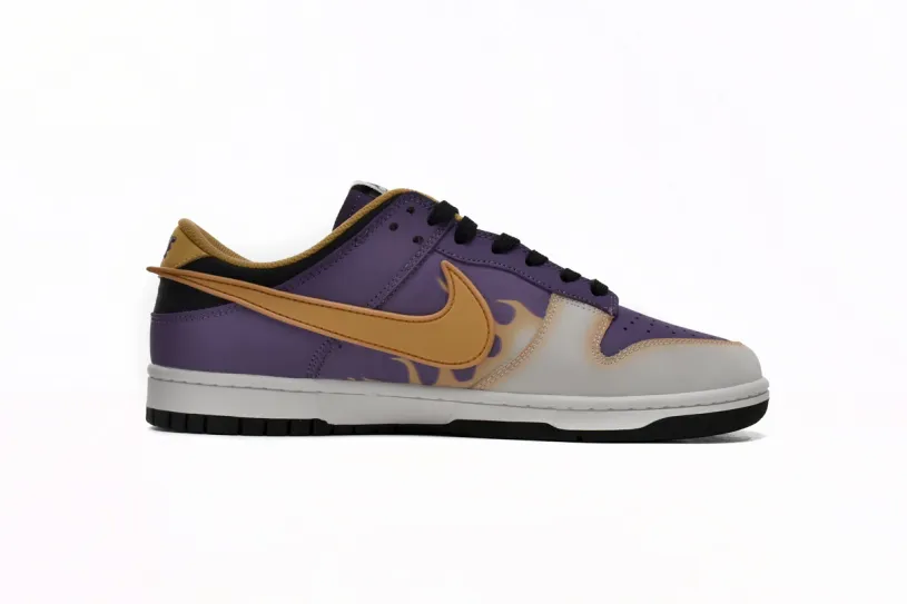 Nike Dunk Low Anthracite Low AE86 Purple Yellow DD1391-106