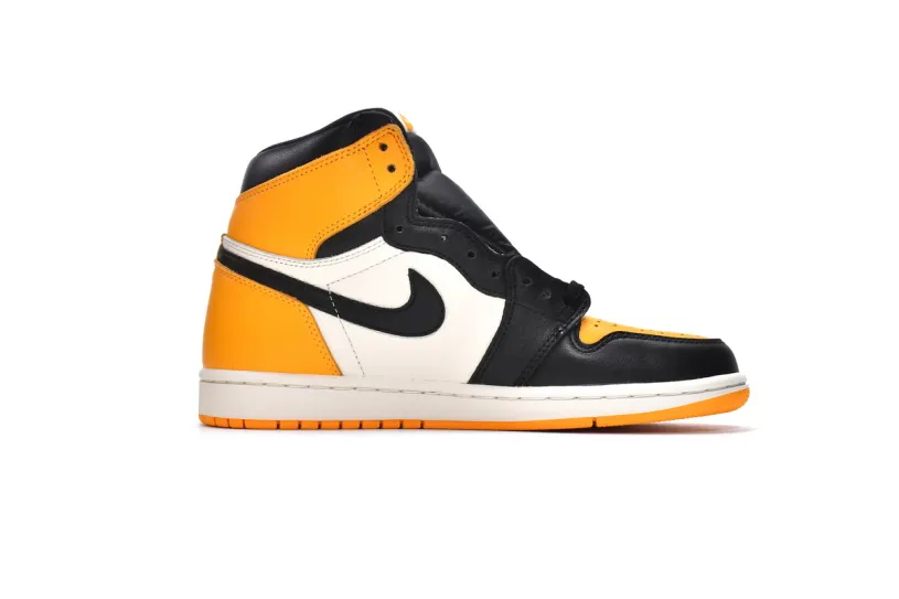 Air Jordan 1 Black Red And Blue High OG Yellow Toe  555088-711