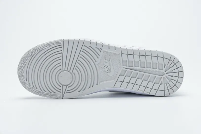 Air Jordan 1 Mid Se 'White Ice Blue' Retro High 85 Neutral Grey BQ4422-100