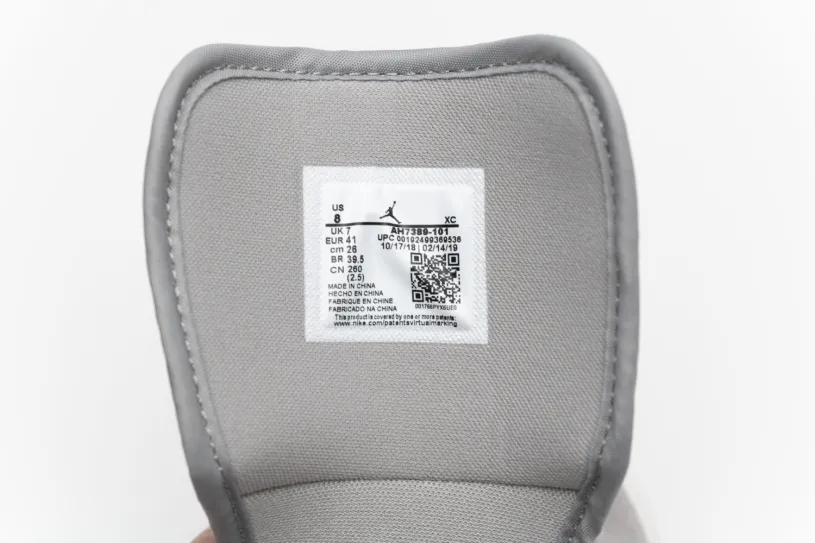 White Blue Air Jordan 1 Retro High Pale Ivory (W) AH7389-101