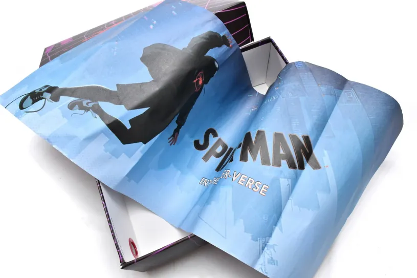 Air Jordan 1 Black Red Blue Retro High Spider-Man Origin Story 555088-602