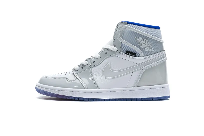 Air Jordan 1 Retro High Zoom White Racer Blue CK6637-104