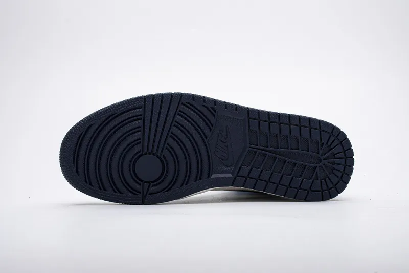 Air Jordan 1 Mid Black White Retro High Obsidian UNC 555088-140