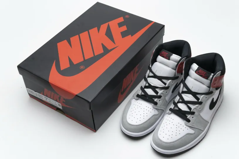 Nike Sb Air Jordan 1 Retro High Light Smoke Grey 555088-126