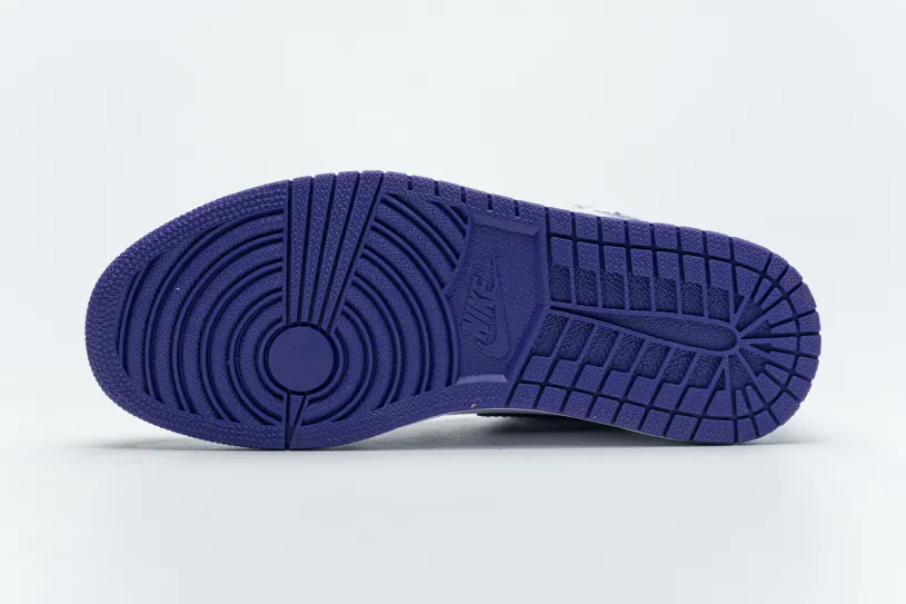 Yellow Black Air Jordan 1 Retro High OG White Purple CD0461-151