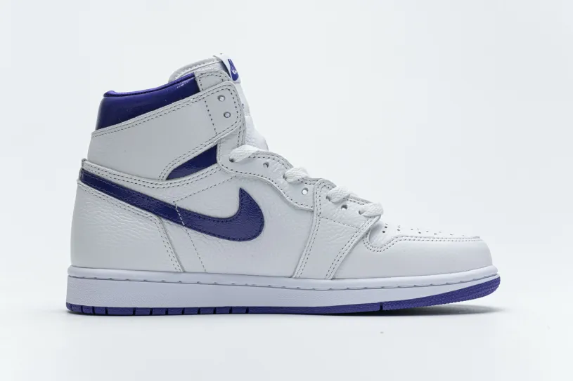 Yellow Black Air Jordan 1 Retro High OG White Purple CD0461-151