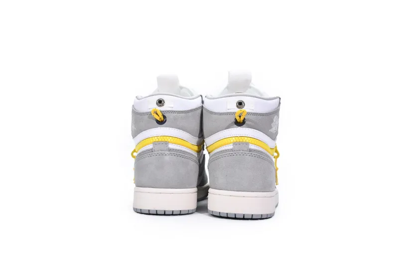 1985 Air Jordan 1 Black Toe High Switch Light Smoke Grey CW6576-100