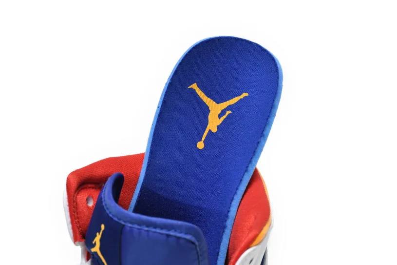 Air Jordan 1 Black Orange Mid Royal Blue Laser Orange 554724-131