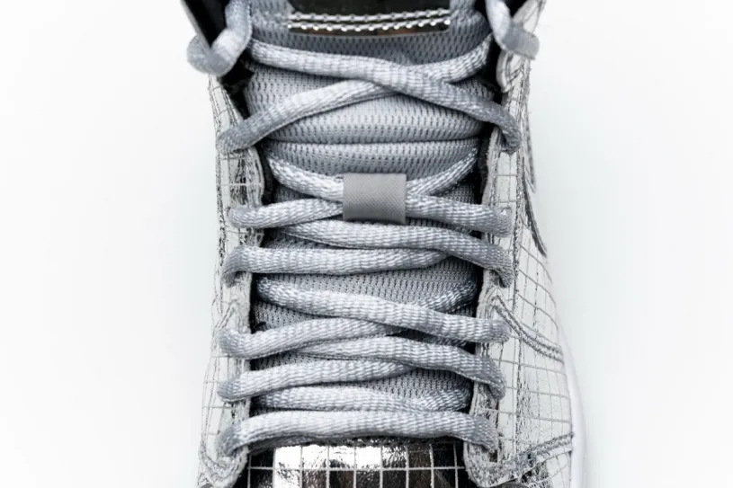 Air Jordan 1 Low Royal Mid SE Disco Metallic Silver (W) CU9304-001