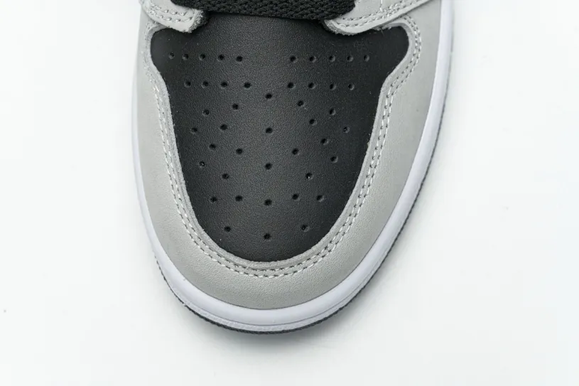 Custom Air Jordan 1 Shadow 2.0 Black Light Smoke Grey 555088-035