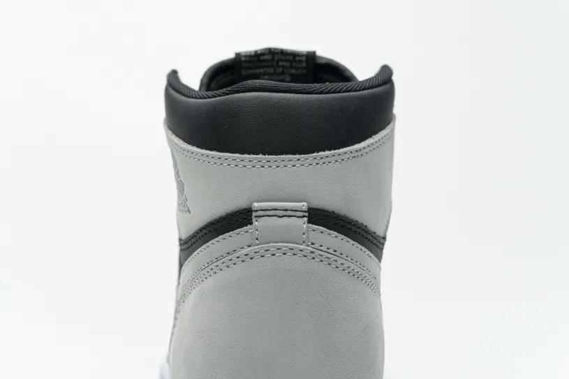 Custom Air Jordan 1 Shadow 2.0 Black Light Smoke Grey 555088-035