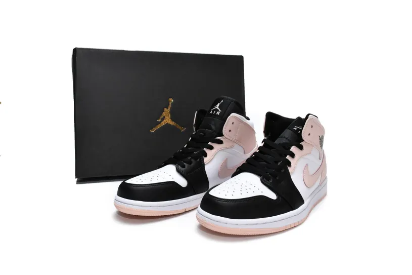 Air Jordan 1 Low 85 Mid Crimson Tint Toe (GS) 554725-133