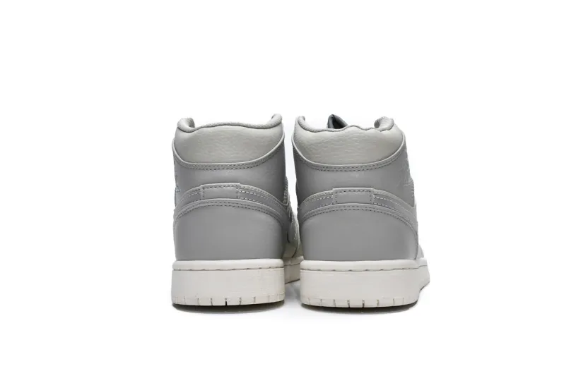 Air Jordan 1 Mid Triple Black Mid Light Bone 852542-003