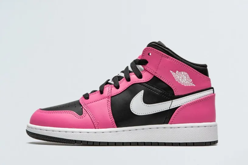 Air Jordan 1 Mid Pinksicle (GS) 555112-002