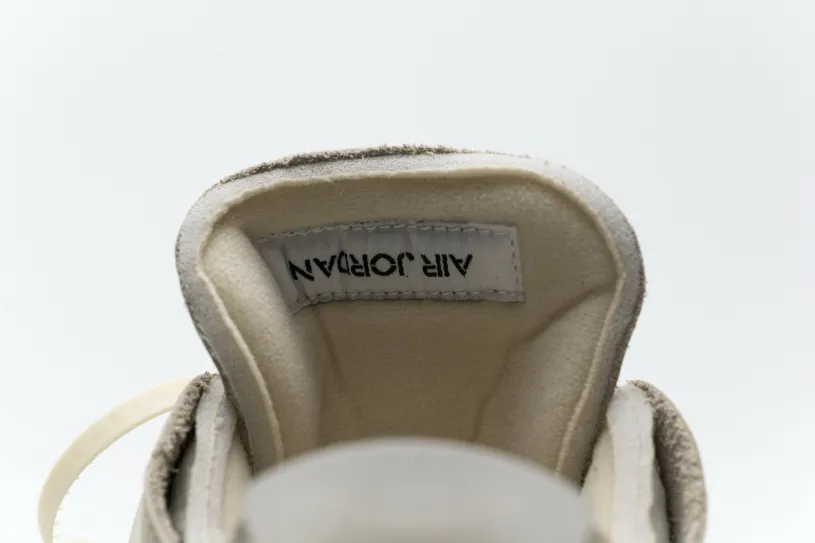 OFF White x Air Jordan 4 Black Red Grey Retro Sail  CV9388-100  (Best Quality)