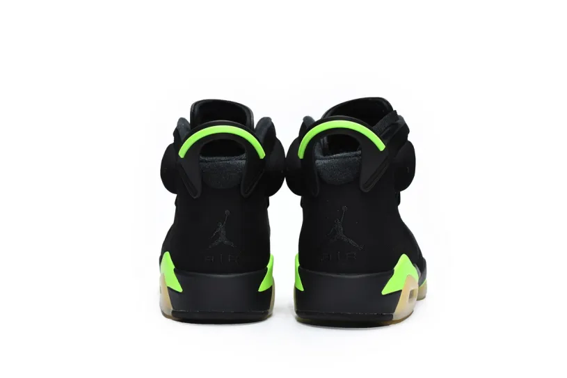 Air Jordan 6 Rings Womens Black Green CT8529-003