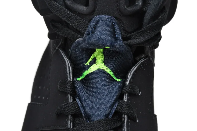 Air Jordan 6 Rings Womens Black Green CT8529-003