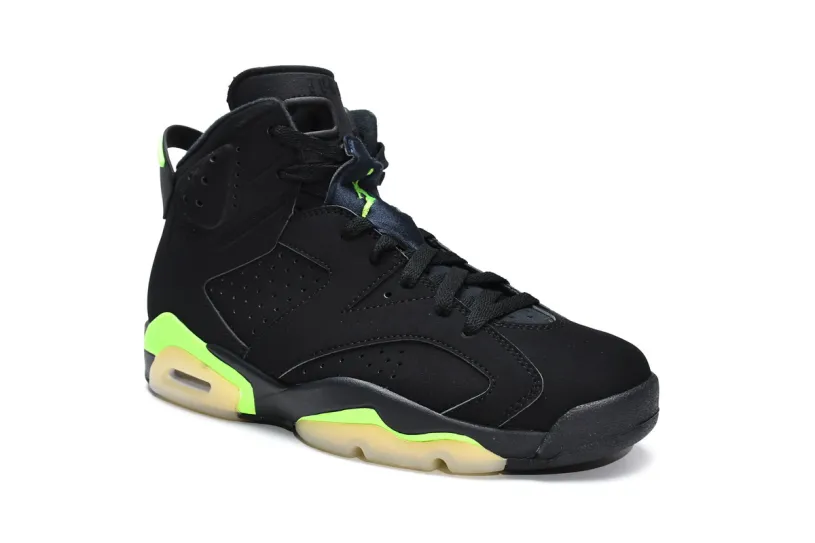 Air Jordan 6 Rings Womens Black Green CT8529-003