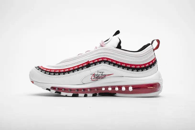 Nike Air Max 97 Sketch Logo White Black Red CK9397-100