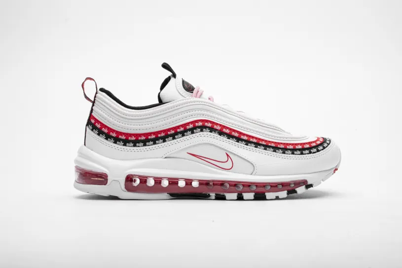 Nike Air Max 97 Sketch Logo White Black Red CK9397-100