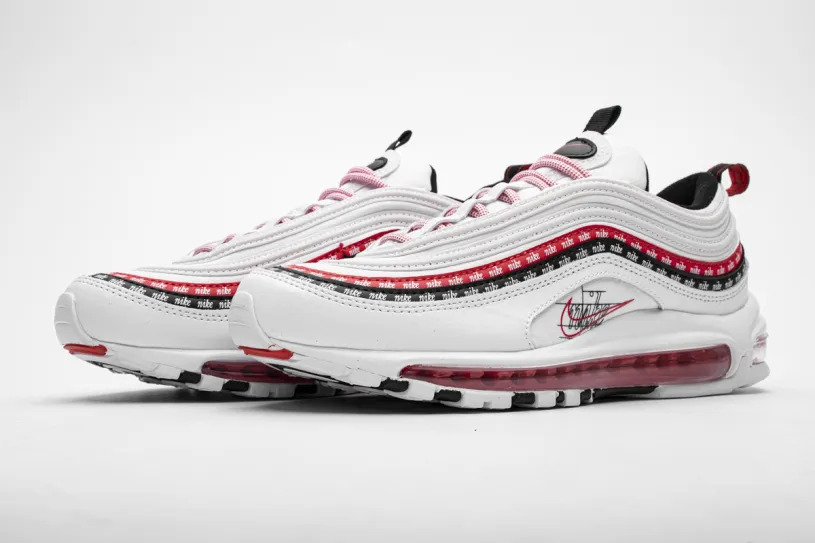 Nike Air Max 97 Sketch Logo White Black Red CK9397-100