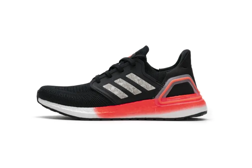 Adidas Ultra Boost 20 Core Black Signal Coral EG0756
