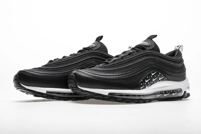 Nike Air Max 97 Swoosh Air Logos Black White AR7621-001