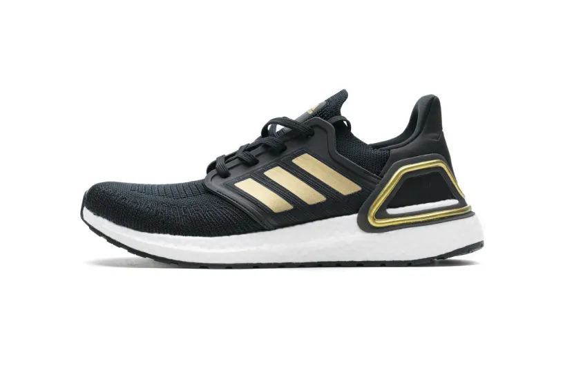 Adidas Ultra Boost 20 Black Gold White EE4393