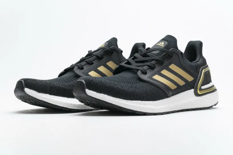 Adidas Ultra Boost 20 Black Gold White EE4393