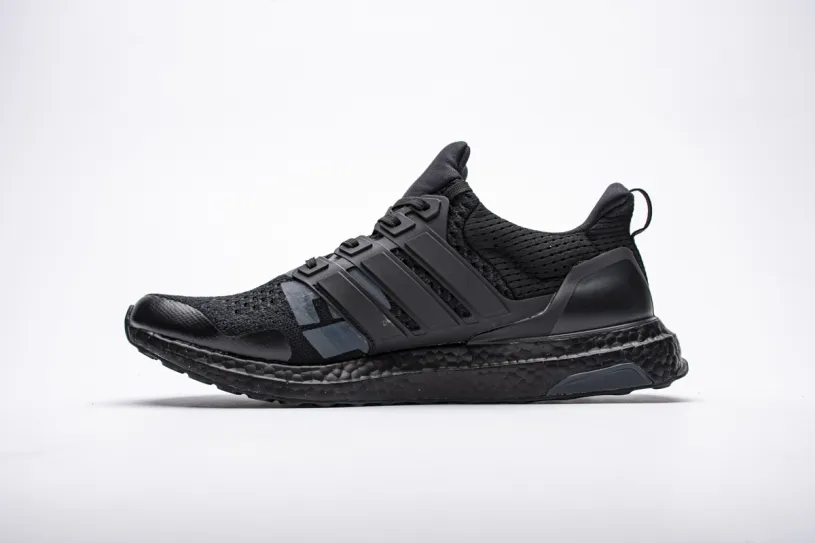Undefeated X Adidas Ultra Boost 4.0 Triple Black EF1966