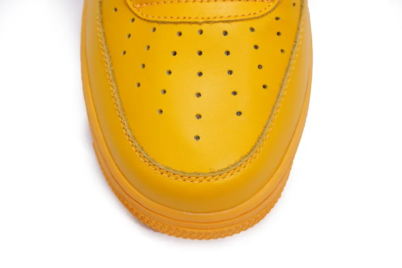 Off-White x Nike Air Force 1 Low Top University Gold  DD1876-700