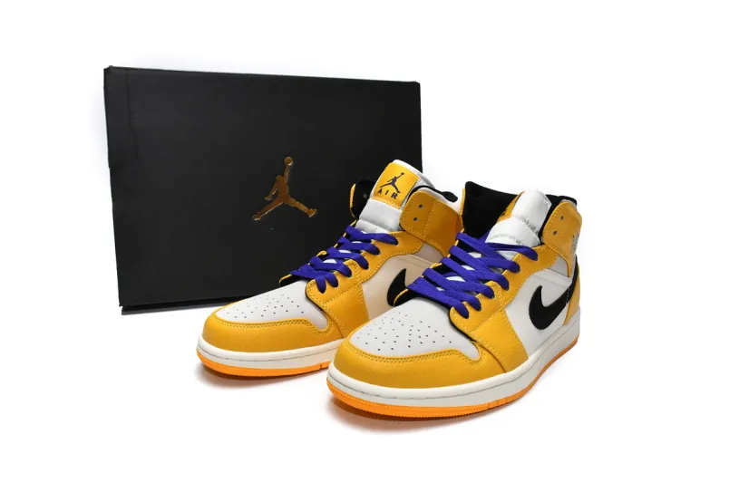 Air Jordan 1 Highs Under 140 Dollars Mid SE Lakers 852542-700