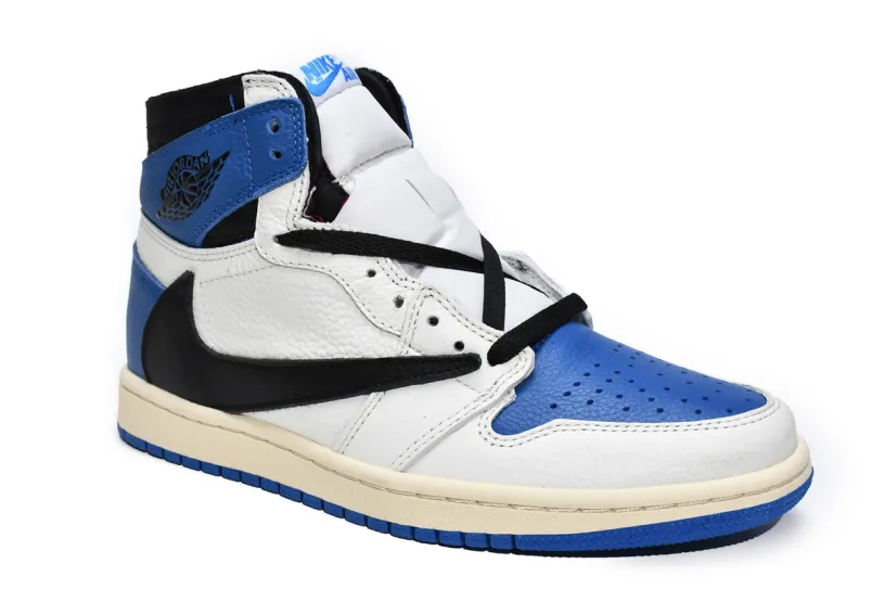 Fragment x Travis Scott x Air Jordan Retro 1 University Blue  High OG  DH3227-105  (Top Quality)