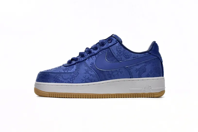 CLOT x Nike Air Force 1 Low Premium Blue Silk CJ5290-400