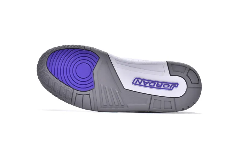 Air Jordan 3 Cool Grey Retro Dark Iris CT8532-105