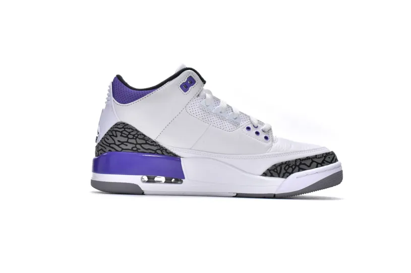 Air Jordan 3 Cool Grey Retro Dark Iris CT8532-105