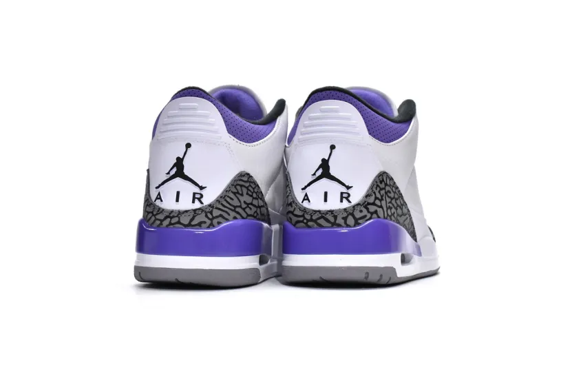 Air Jordan 3 Cool Grey Retro Dark Iris CT8532-105