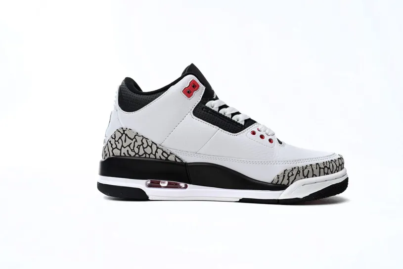 Air Jordan 3 White Cement On Feet Retro Infrared Ray 136064-123