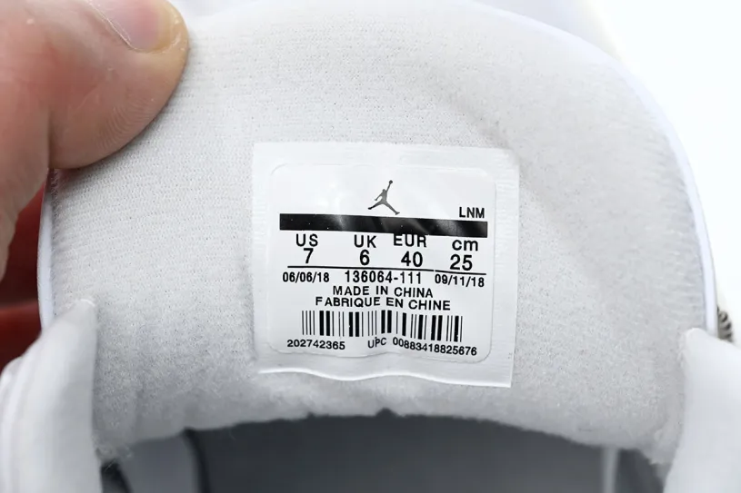 Air Jordan 3 International Flight Retro Pure White 136064-111