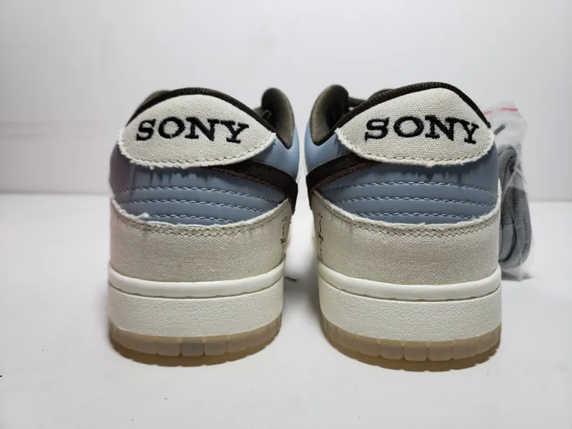 Travis Scott x PlayStation x Nike Sb Dunk Shoes Brown Low SP  CU1726-400