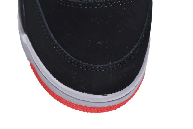 Cheap Air Jordan 4 Red Suede Retro Bred  308497-060