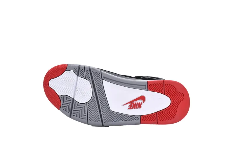 Cheap Air Jordan 4 Red Suede Retro Bred  308497-060